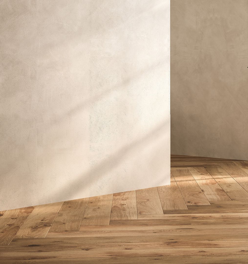 Bild von einem Raum mit Holzboden